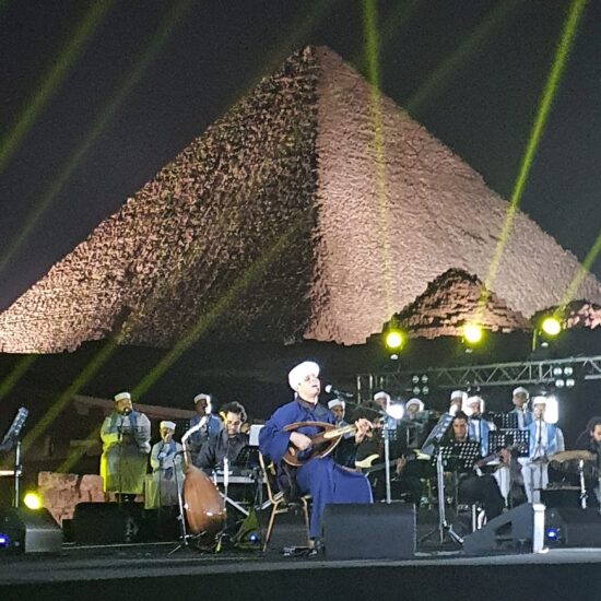 sound and light show pyramids