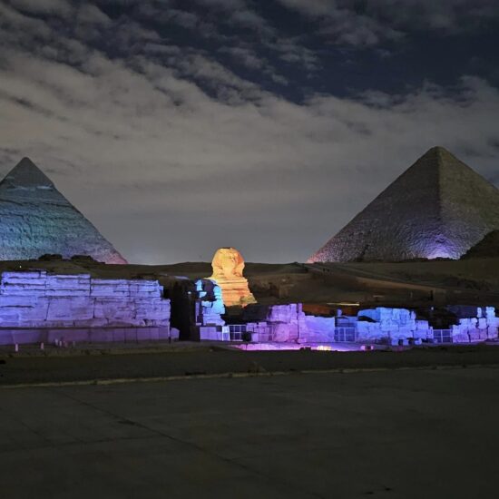sound and light show pyramids